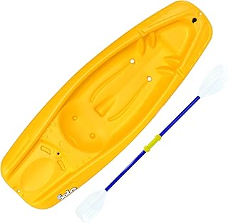 Pelican Solo 6 Feet Sit-on-top Youth Kayak |Pelican Kids Kayak|Perfect for Kids Comes with Kayak Accessories