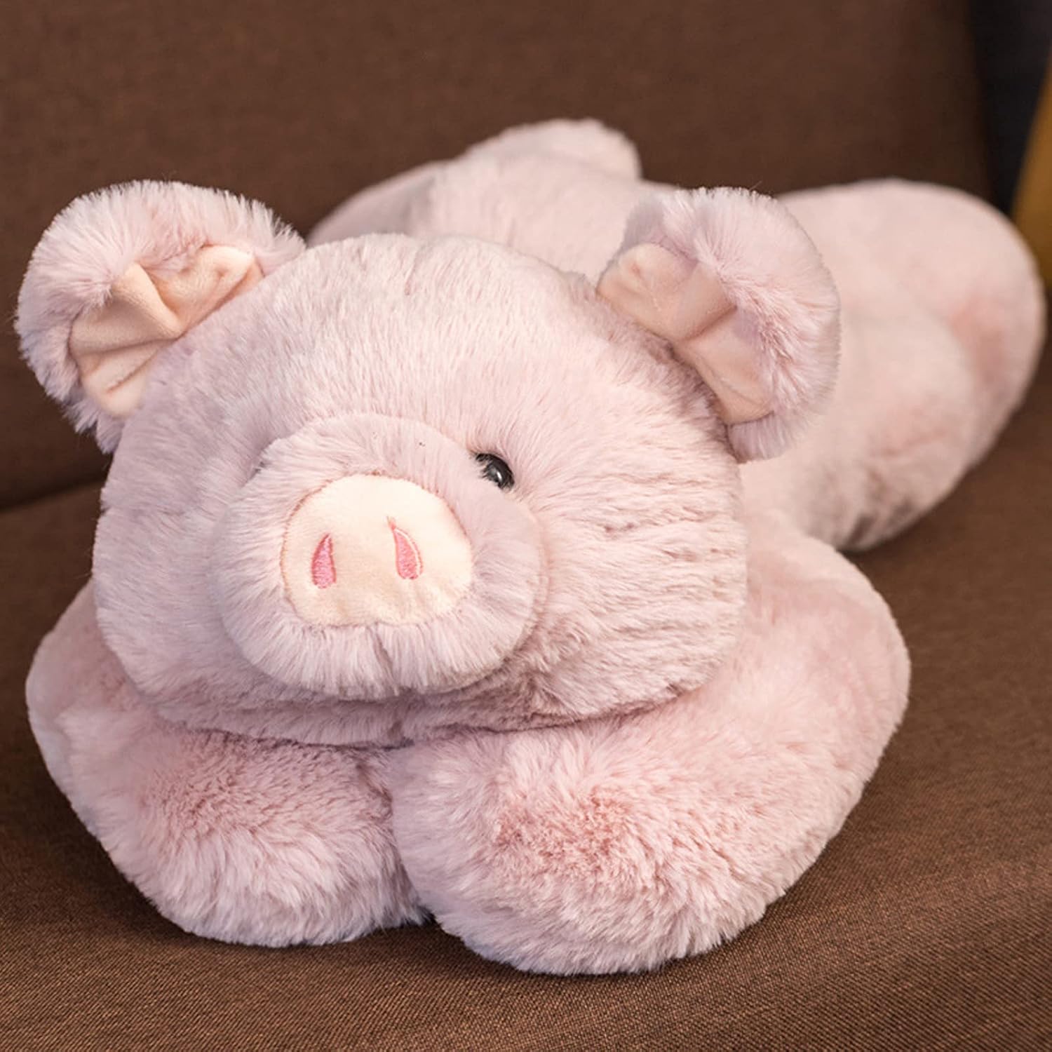 Weighted Stuffed Animals, 19.7" 3.3lbs Weighted Pig Stuffed Animal Toy Cute Pink Pig Plush Pillow Weighted Plush Animals Toy image 5