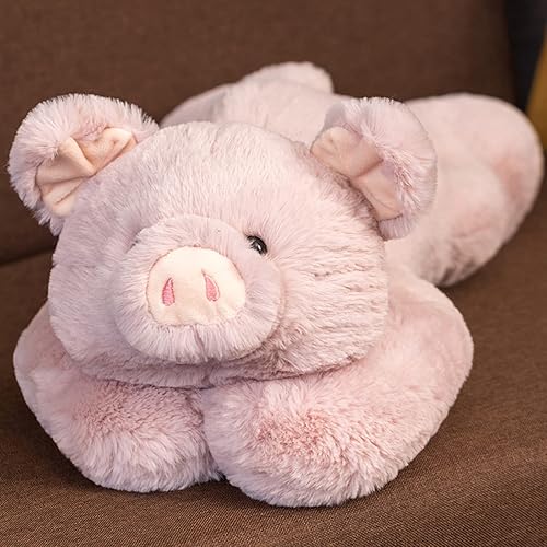 Miniatura 9 de Animales de peluche con peso, juguete de peluche de cerdo con peso, lindo peluche de cerdo rosa, juguete de animales de peluche con peso, 11.8