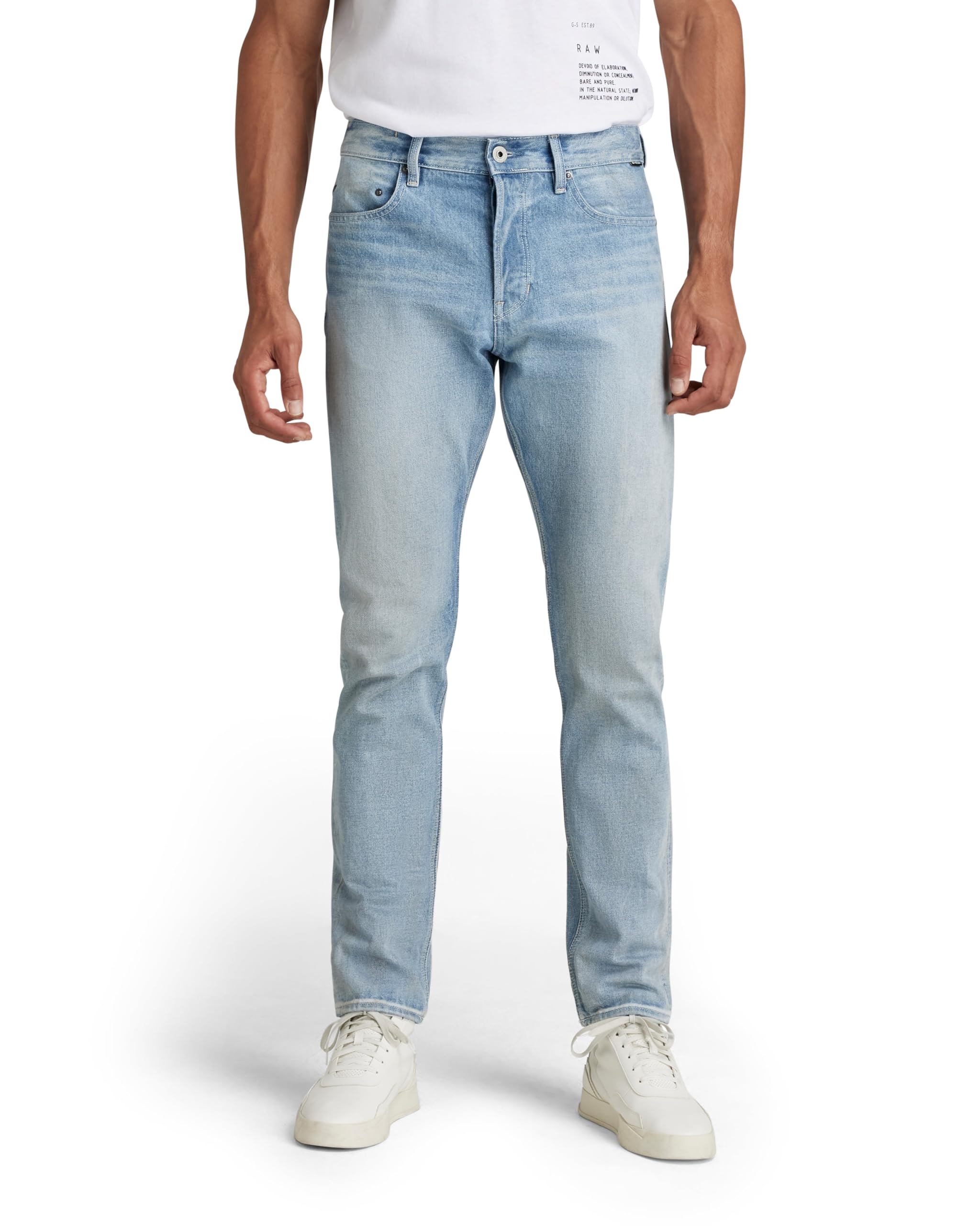 G-Star Men's Triple A Regular Straight Jeans, Blue (vintage electric blue D19161-C967-D125), 33W / 32L