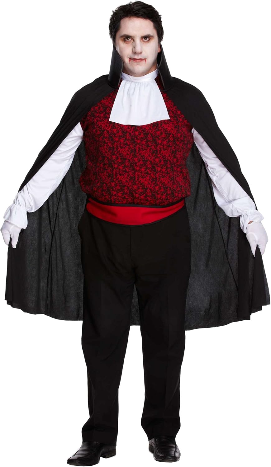 HENBRANDT Adult Men's Vampire Costume XL Fancy Dress Halloween Costume