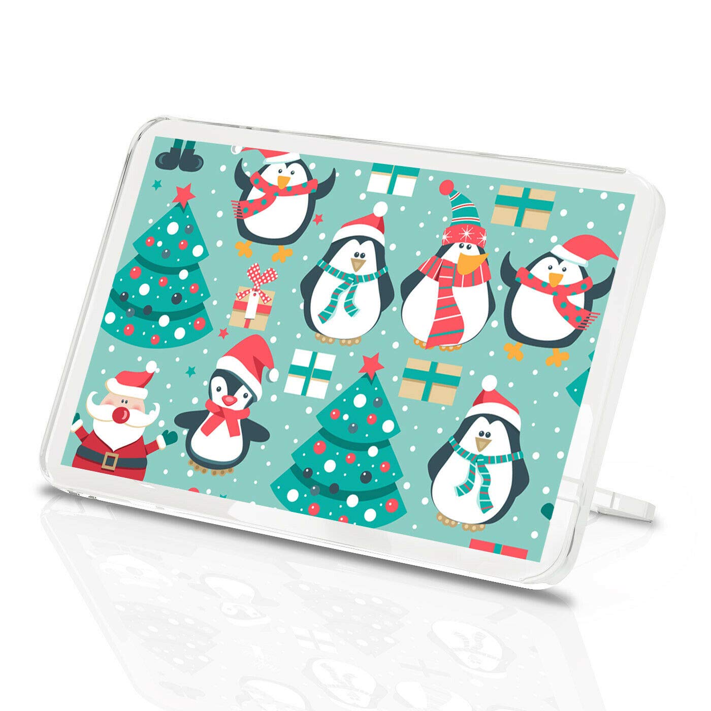 Festive Penguins Classic Fridge Magnet - Christmas Xmas Winter Santa Gift #12333