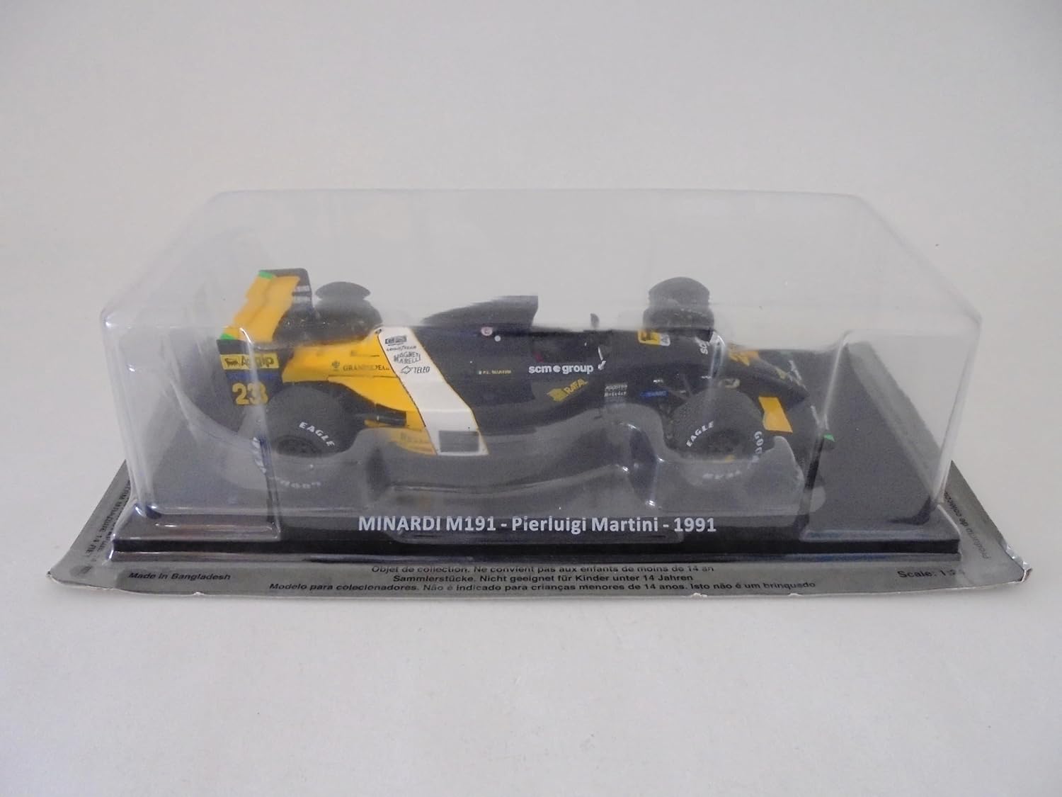 OPO 10 - Formula 1 Compatible with MINARDI M191 Pierluigi Martini 1991-1/24 Model car OR077