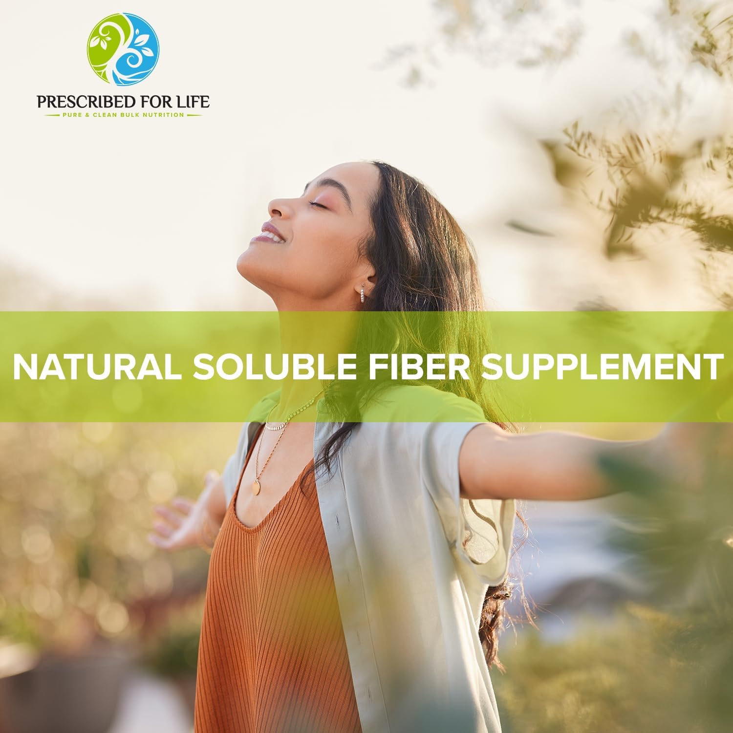 Prescribed For Life Nutriose Powder, Natural Fiber Supplement, Prebiotic Soluble Corn Fiber for Adults, Gluten Free, Vegan, Non GMO (1kg)