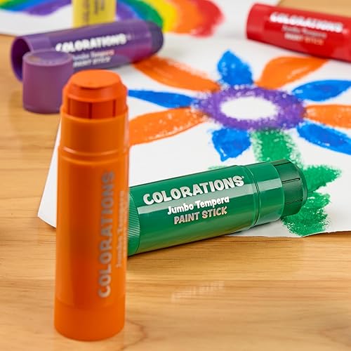 Miniatura 23 de Juego de 12 barras de pintura al témpera, sin desorden, no tóxico, de secado rápido, colores vibrantes, pintura para niños, pintura, arte