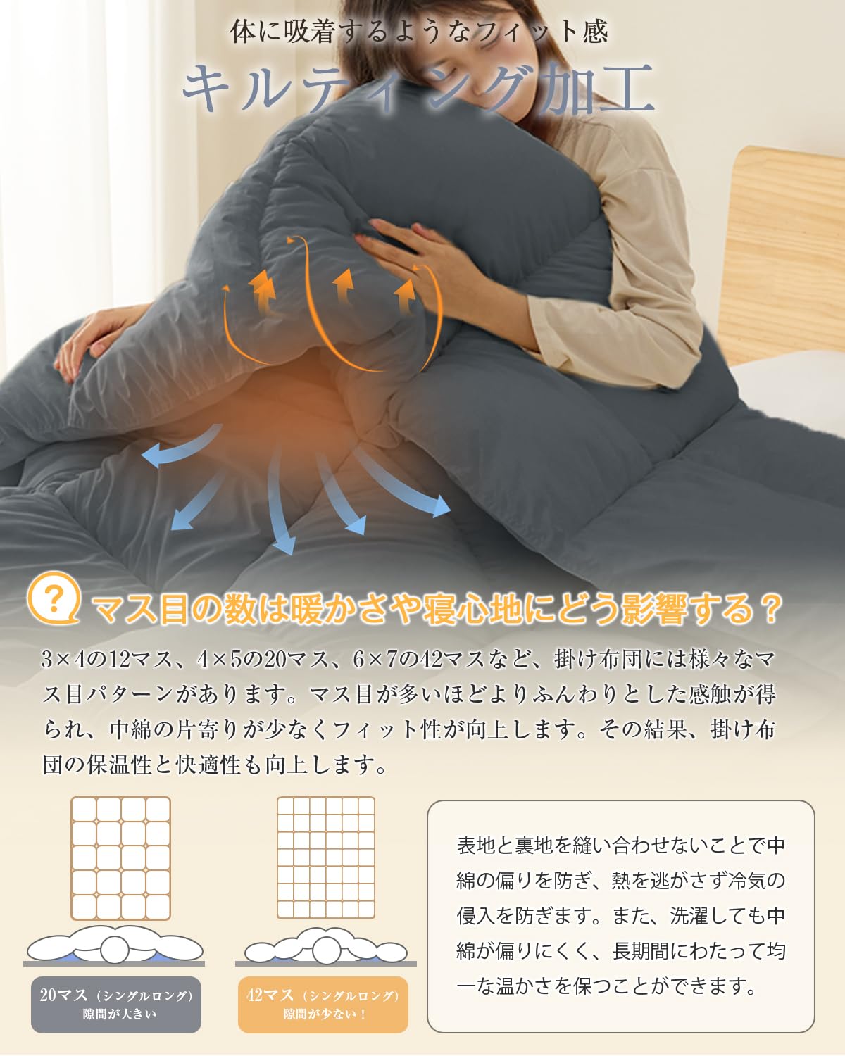 Amazon｜Softime 掛け布団 人工羽毛布団 シングル 【宇宙素材