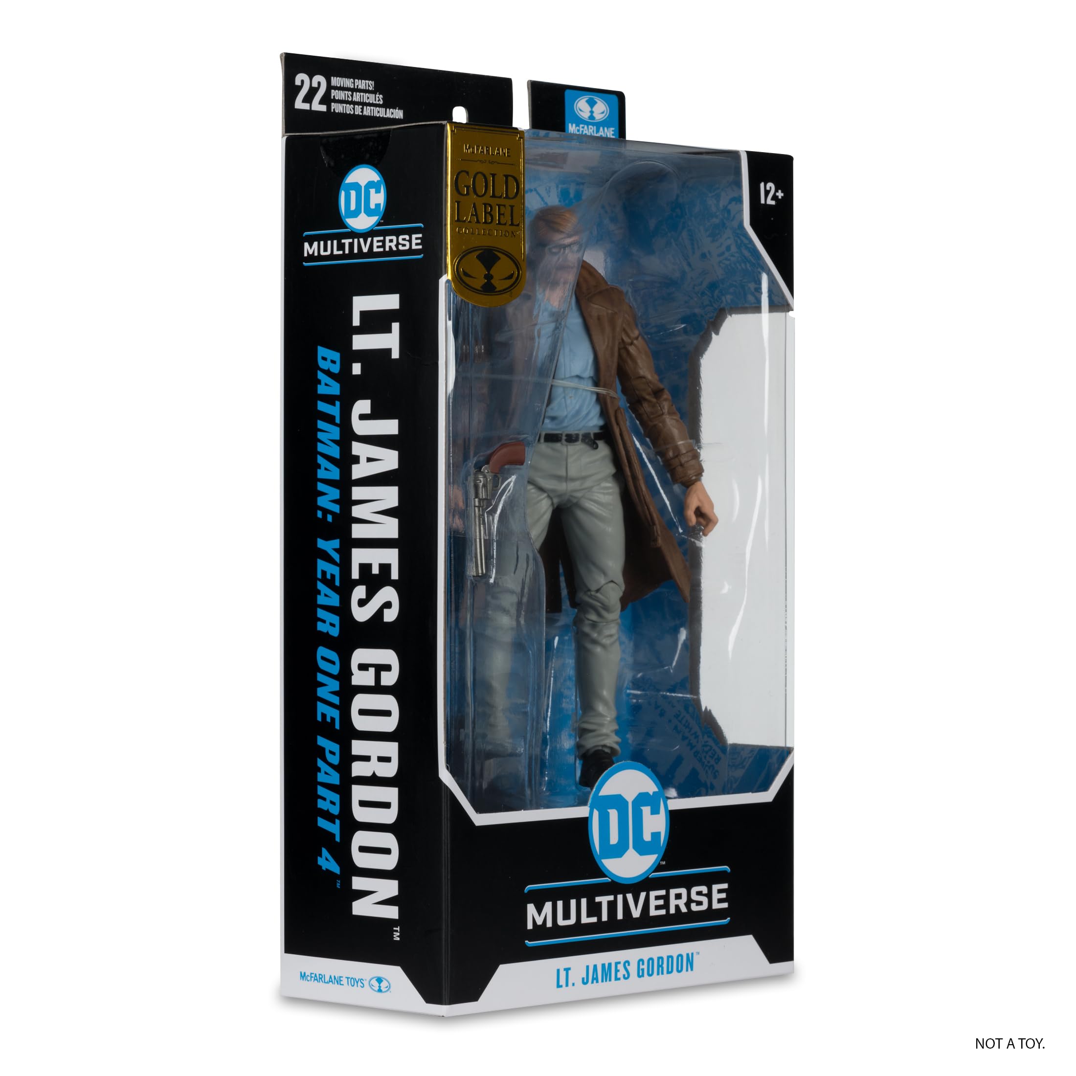 McFarlane Batman Year One (Part 4) DC Multiverse Actionfigur Lt. James Gordon (Gold Label) 18 cm
