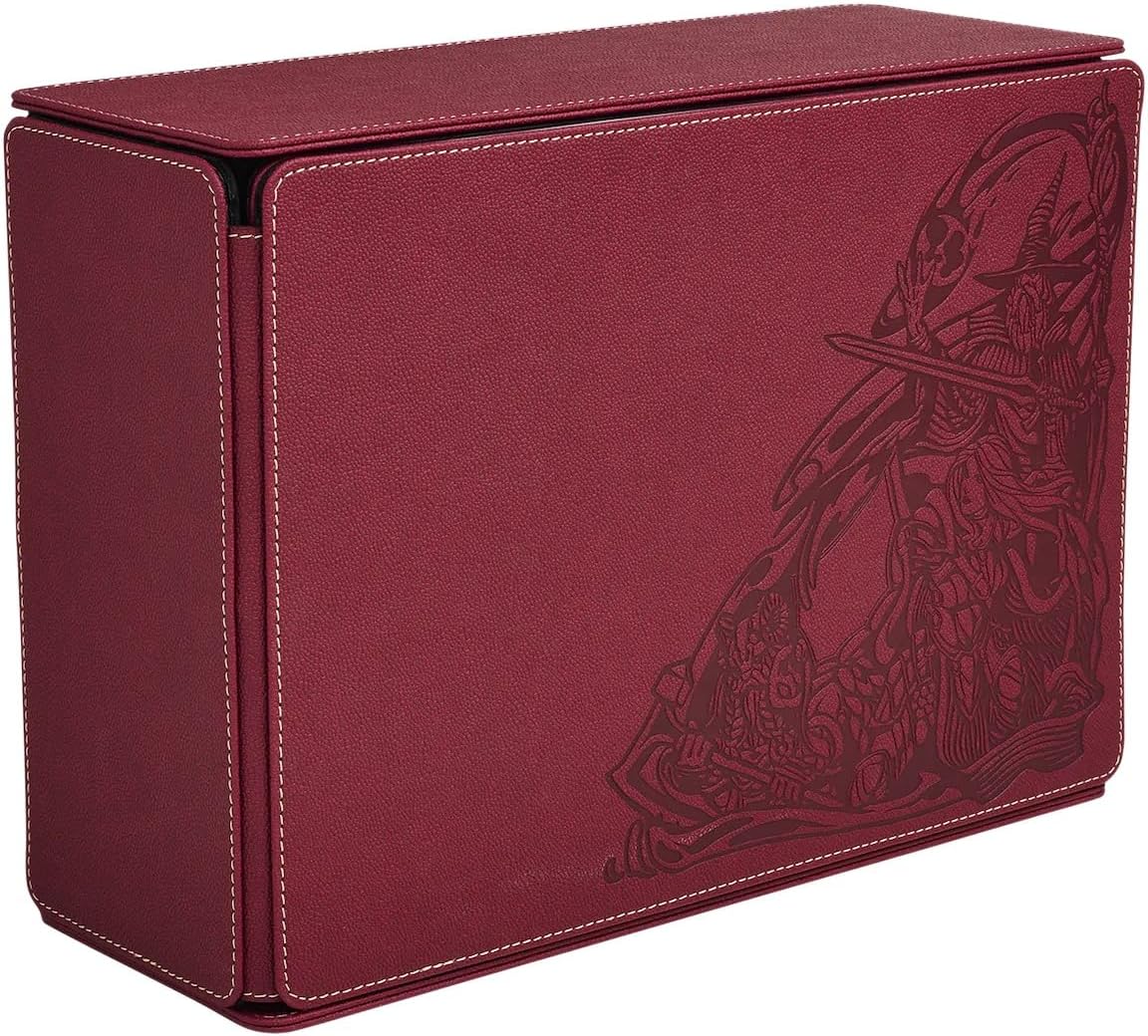 Dragon Shield RPG: Game Master Companion: Blood Red – Compatible with Official DND Spell Cards - 6 Foam Trays with Room for a Total of Over 40 Miniatures of Various Sizes
