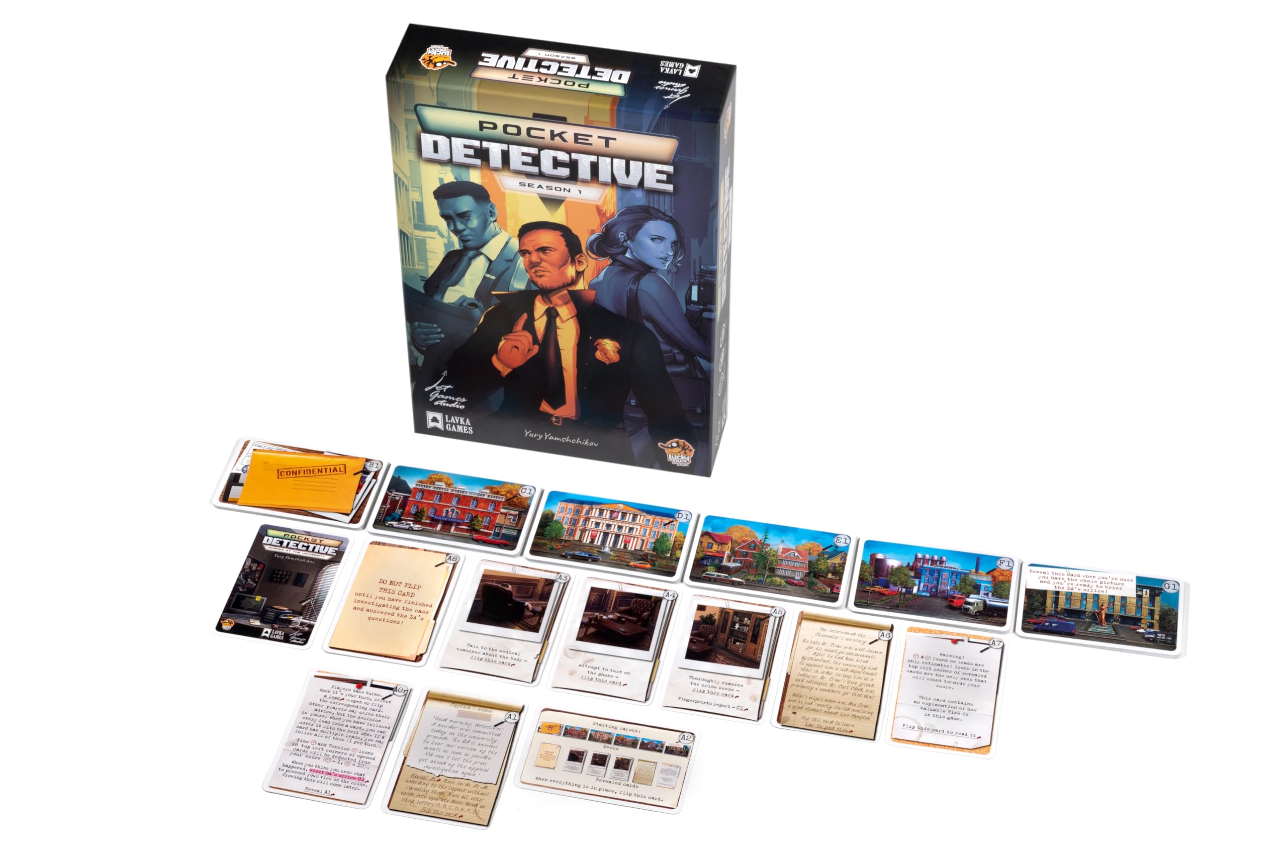 Lucky Duck Games Pocket Detective: Season 1, Multicolor - Image 2