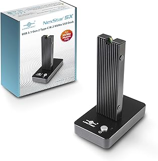NexStar SX, USB 3.1 Gen 2 Type C M.2 NVMe SSD Dock (NST-D208C3-BK)