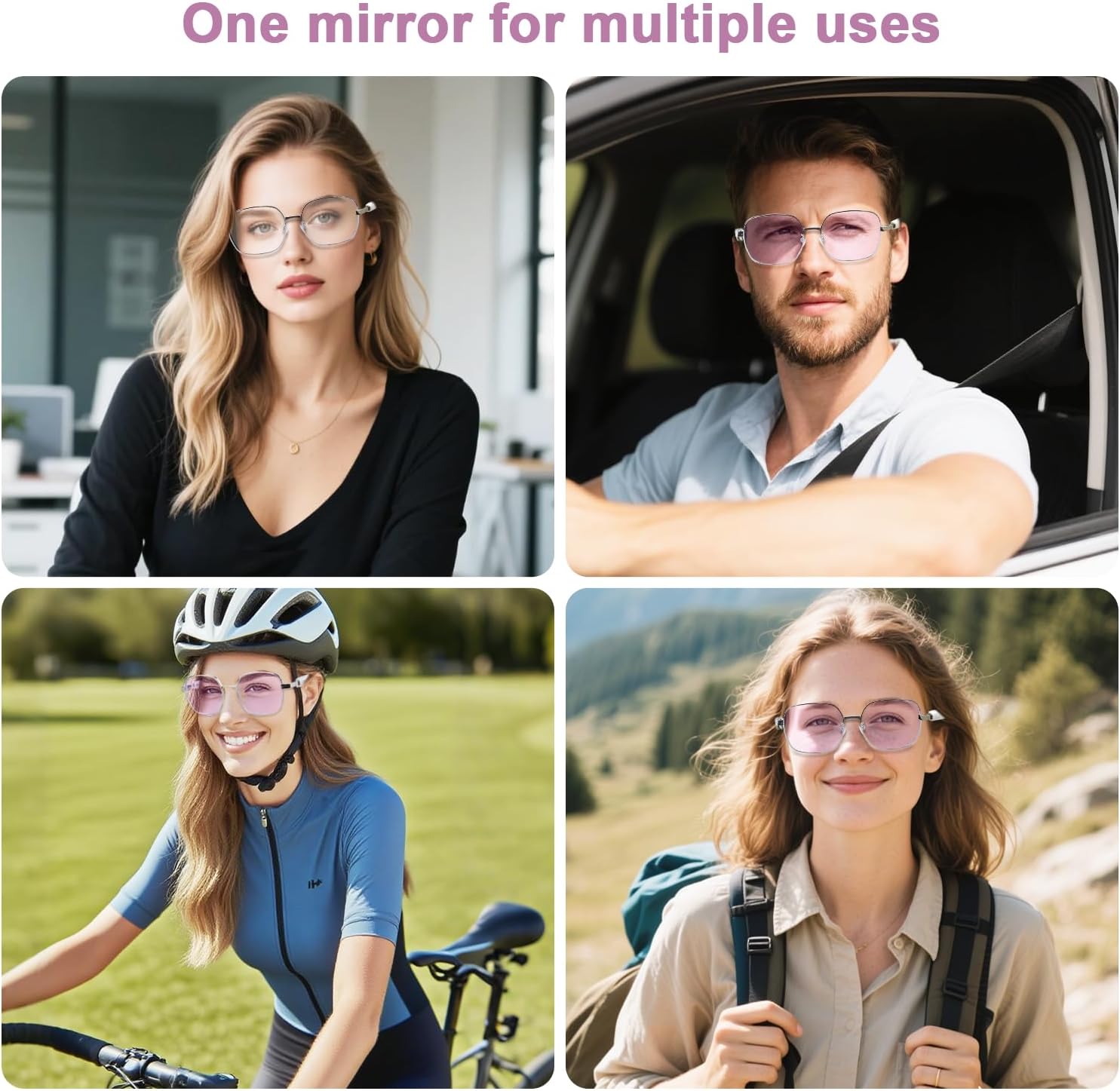 Al Smart Glasses for Women- Bluetooth Translation Glasses with 164 Languages, Color-Change Lens, Music & Call, IP54 Waterproof, Free App, Audio AI Translator Glasses for Meeting Cycling Travel Gaming