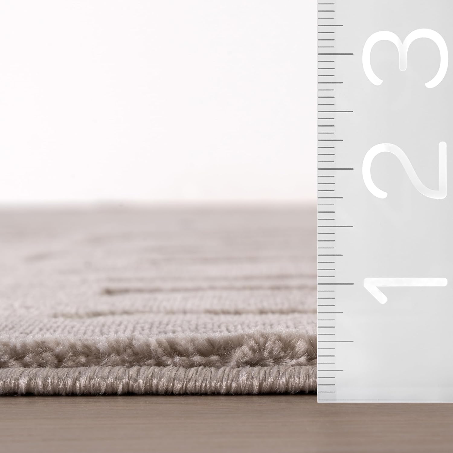 Nuloom Belen Geometric 2' x 3' Machine Washable Accent Rug for Living Room Bedroom Dining Room Entryway, Grey