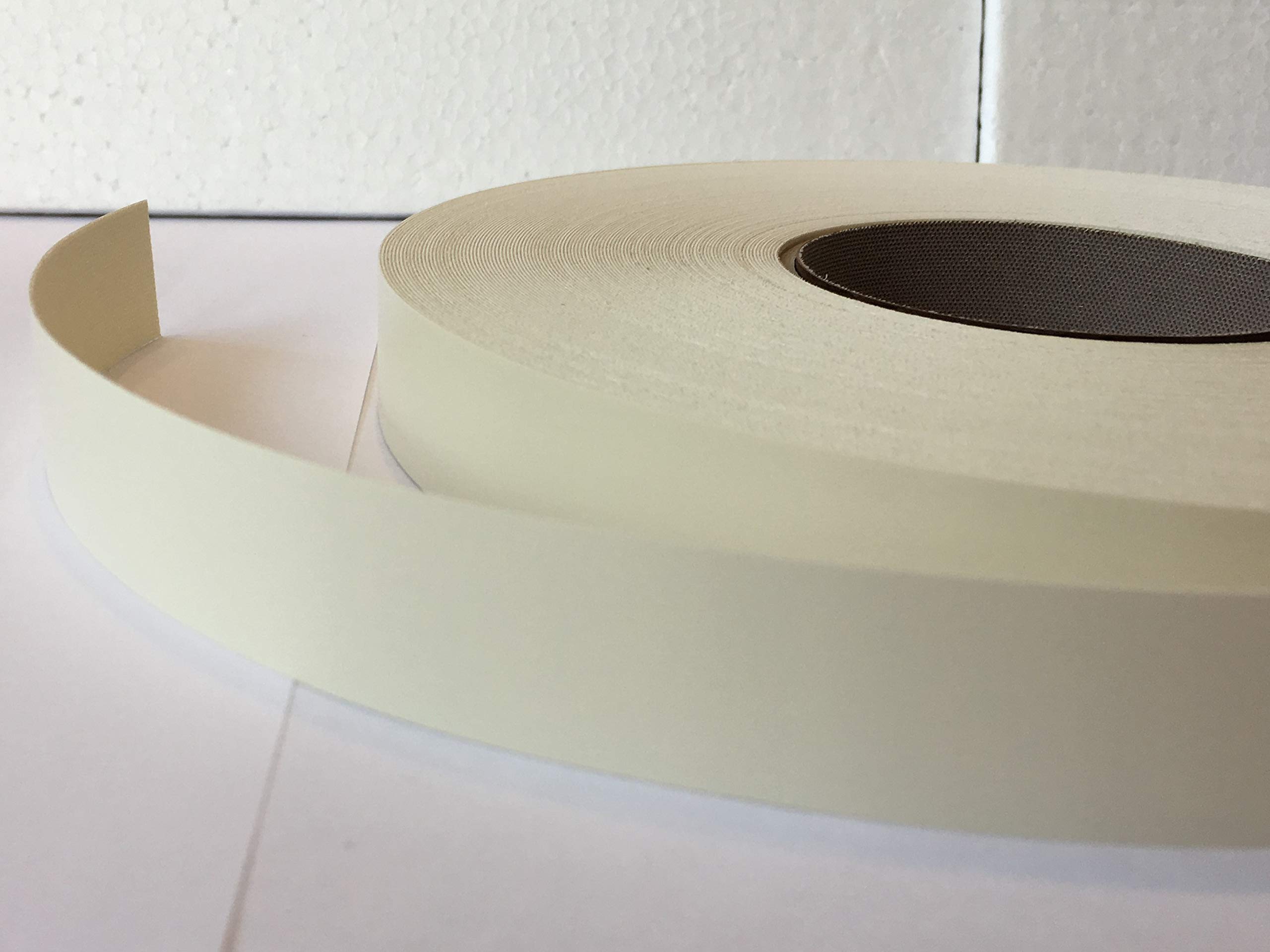 Vale Veneers Pre Glued Iron on Melamine Ivory Edging Tape 22mm wide Various Lengths (5 metres)
