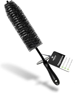 Car rim brush extra long | brush for gentle and thorough cleaning of the entire rim | Soft and flexible for effective rim cleaning