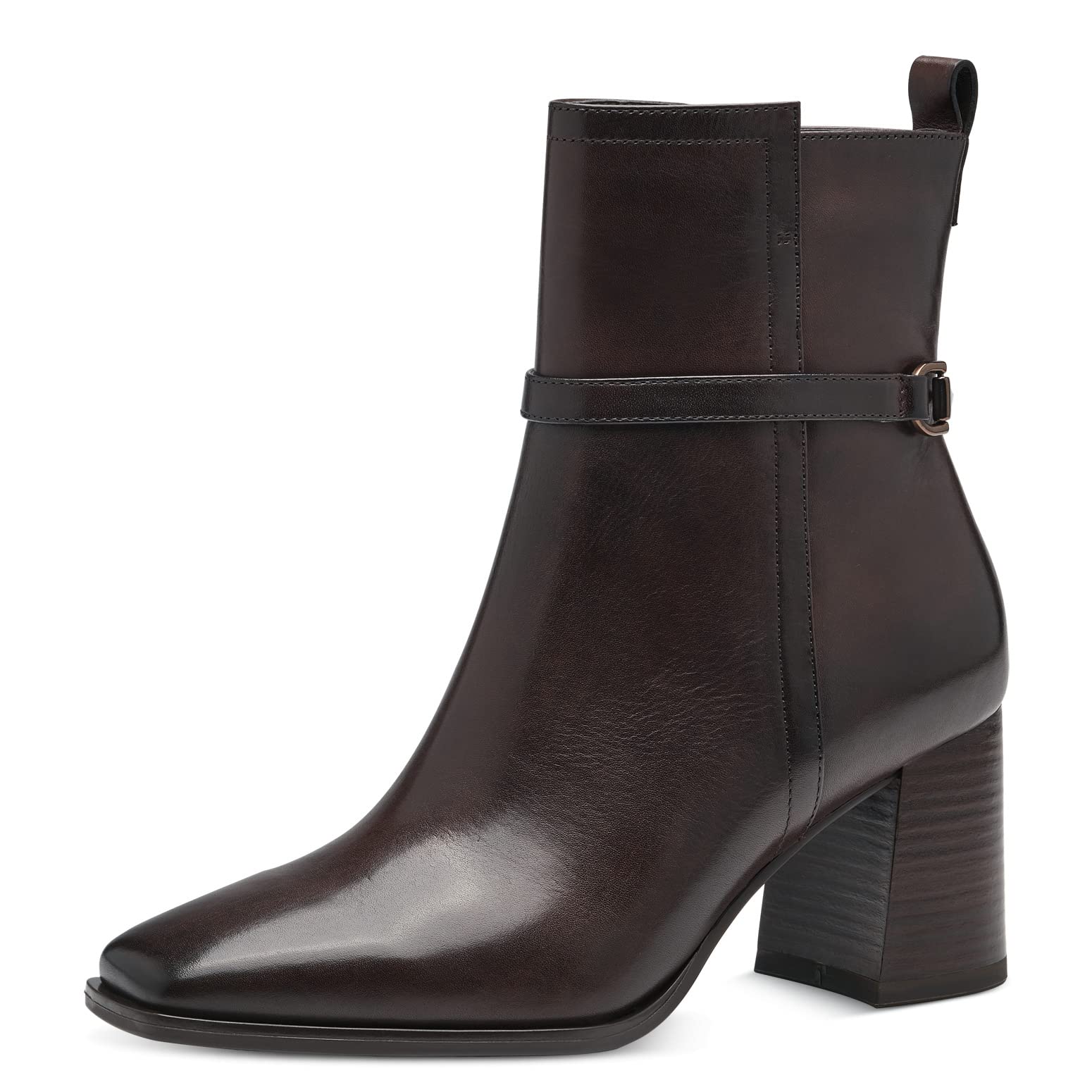 Tamaris Women Ankle Boots, Ladies Ankle Boots,TOUCHit-Footbed,Boots,Short Boots,Booties,high,Mahogany,40 EU
