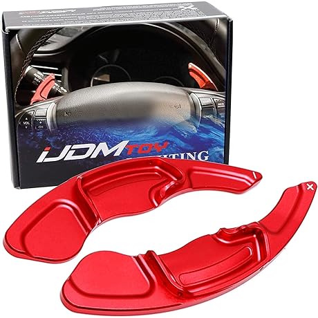 iJDMTOY A-Spec Style Aluminum Paddle Shifter Extensions for Acura