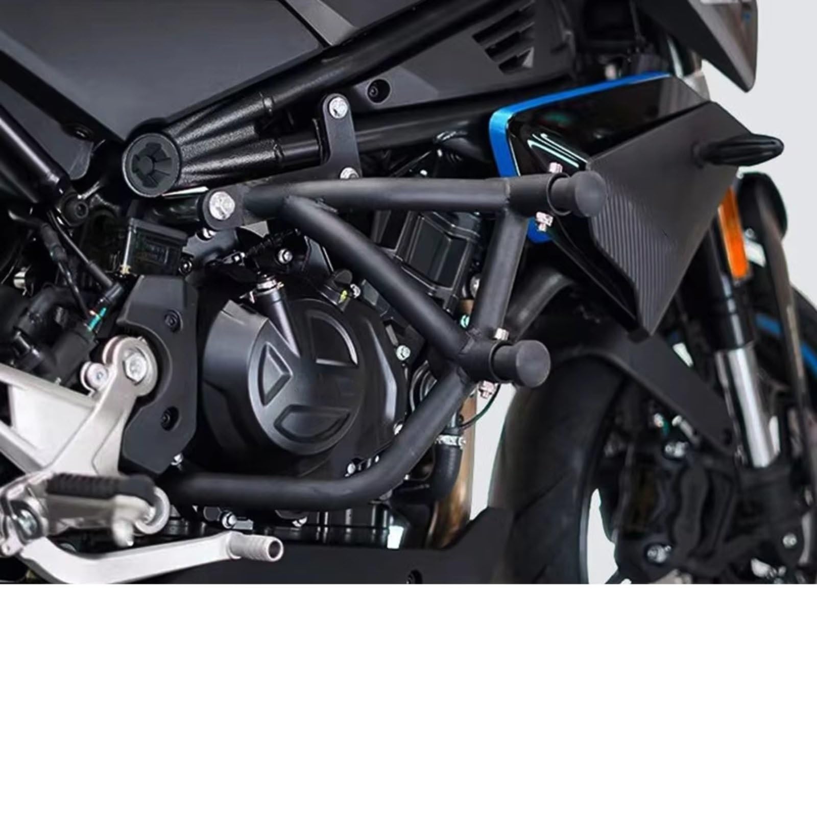 Paraurti Compatibile Con CfMoto Per 450Nk 2023-2025 Protezione Motore Doppia Per Protezione Paraurti Testa Molla Crash Bar