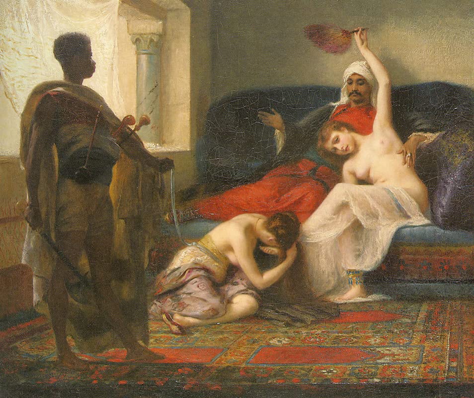 Tableau la favorite déchue de Fernand Cormon impression d'art mural premium