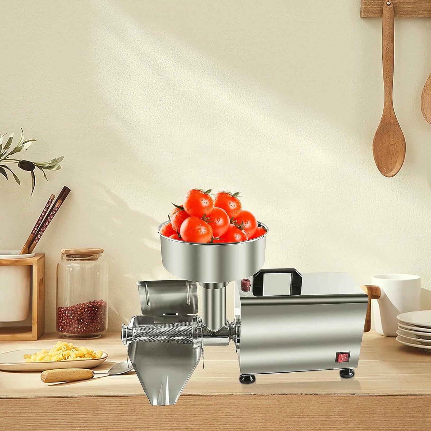 Smerigliatrice per pomodoro, ad alta efficienza, per salsa di pomodoro in scatola e succo