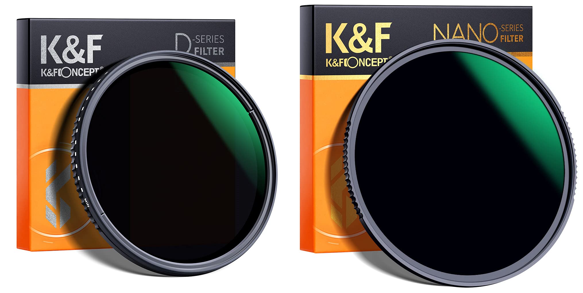 82mm Variable ND8-ND2000 & Fixed ND1000 Lens Filter Kit (2 Pcs)