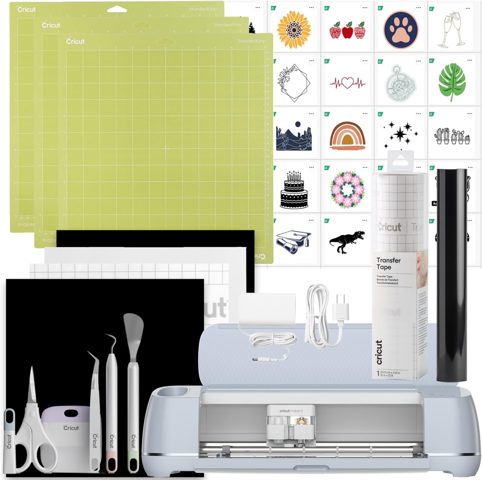 Maker 3 Smart Cutting Machine - Vinyl Starter Bundle