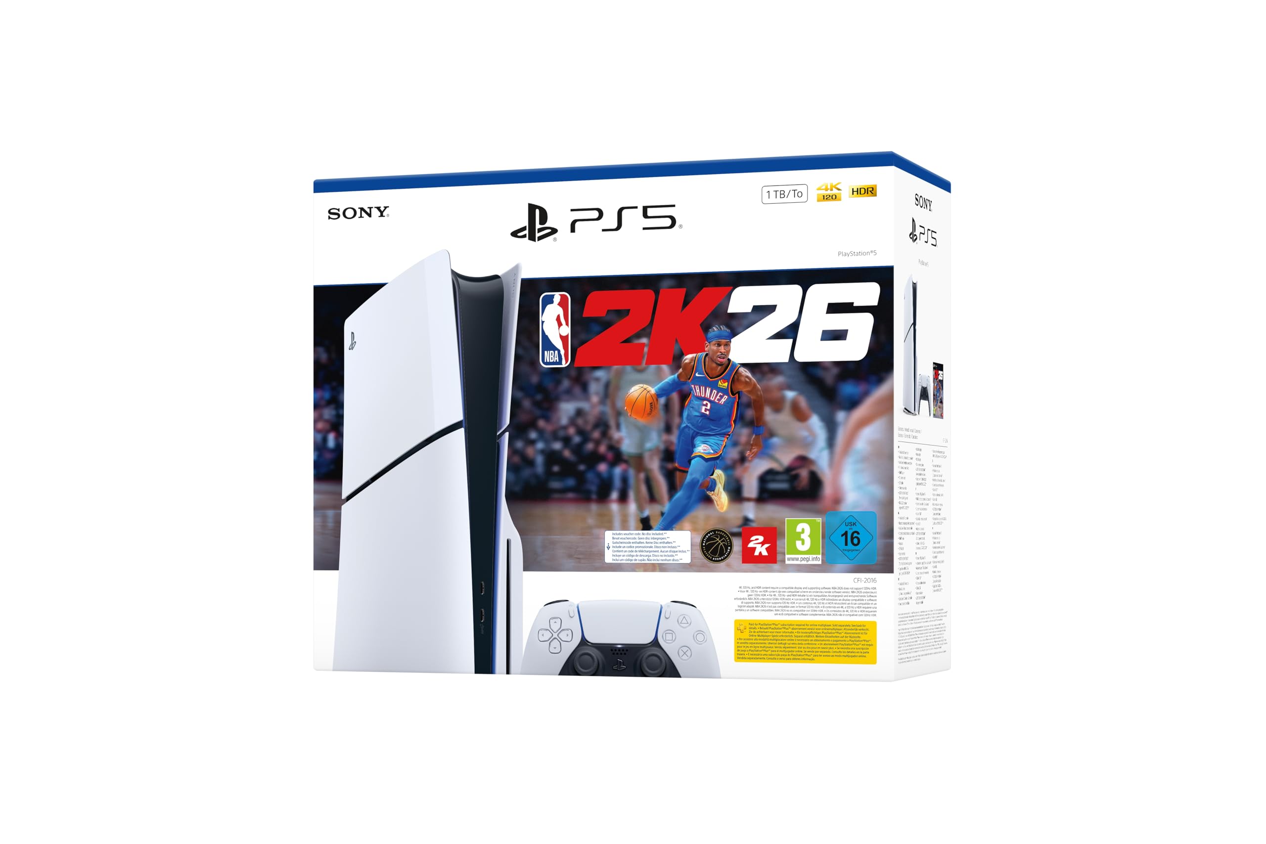 Playstation 5 Console Slim + NBA 2K26 Game