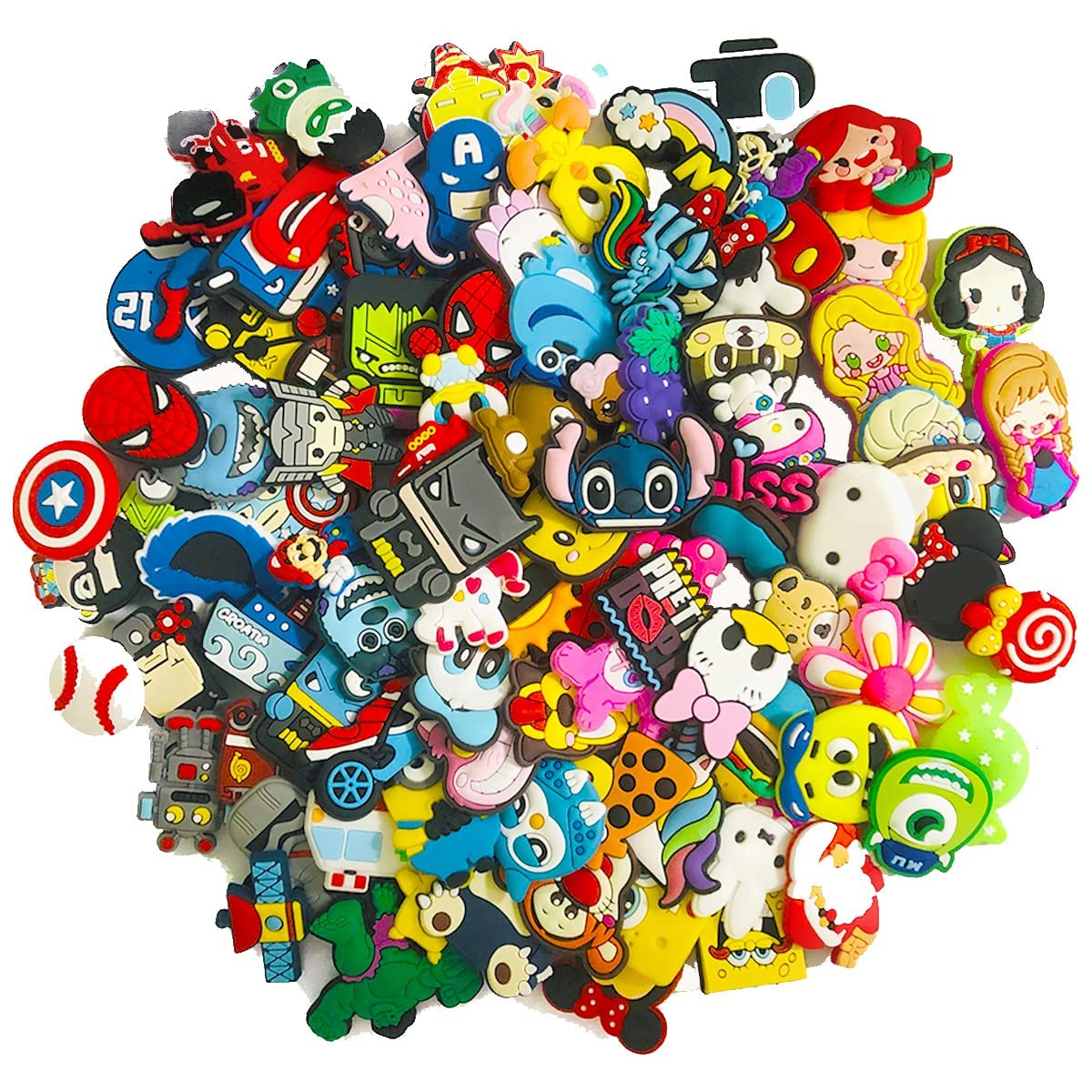 Sponsored Ad – Amzboen 50 Pcs Shoe Decoration Charms,Random PVC Different Shoe Charms for Shoe Decoration,Bracelet Wristband Accessories for Men Women Kids Girl Boy, Buckle Party Favors Birthday Gifts Nurse Charm