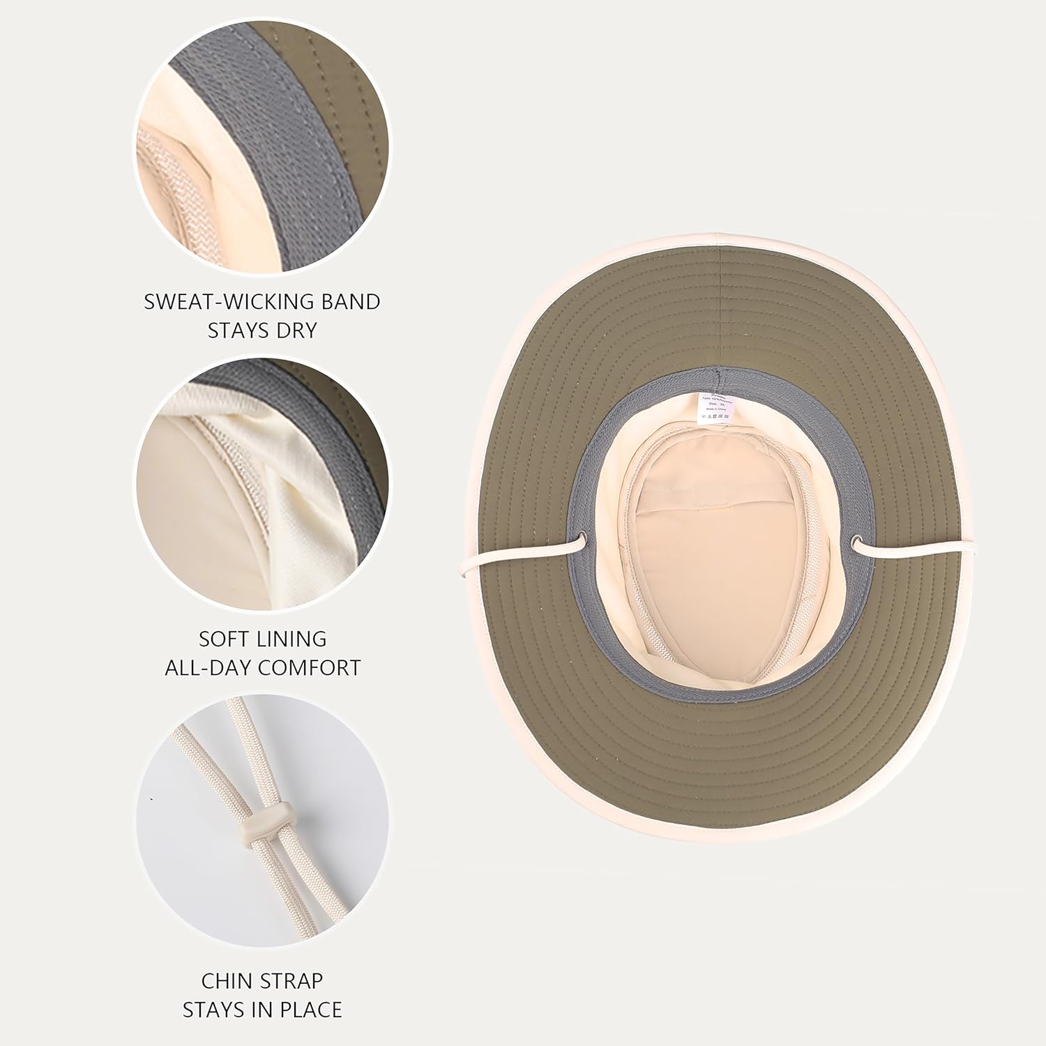 Cimarron Wide Brim Safari Sun Hat for Women & Men – UPF 50+ Outdoor Fishing Hat | Hiking, Running Travel Sun Protection Hat - Image 5