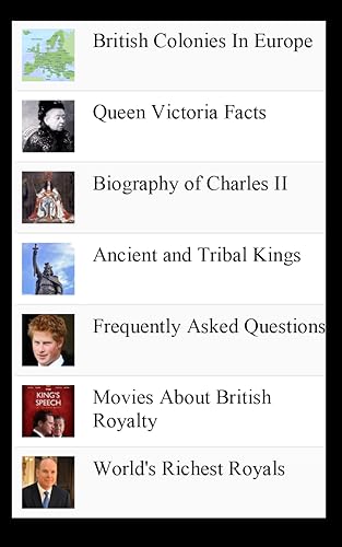 British Royal Family Lists