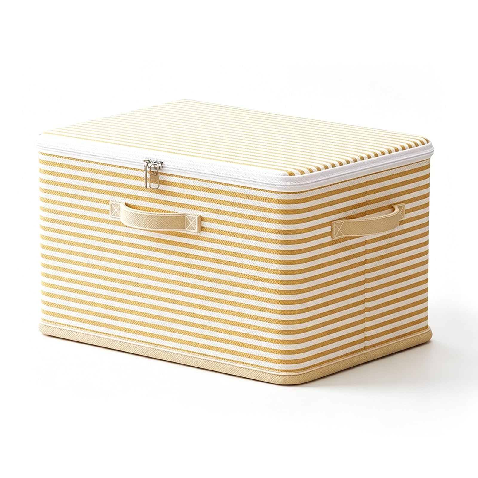 MPGRFJC Lockable Storage Box,Foldable Fabric Organizer
