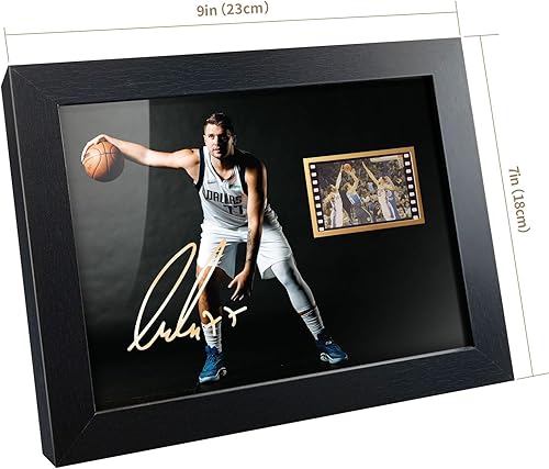 Miniatura 6 de sufenvera Póster para fanáticos del baloncesto  Impresión firmada con Luka Doncic enmarcada Mini película de 8 x 6 pulgadas, regalos de cumpleaños