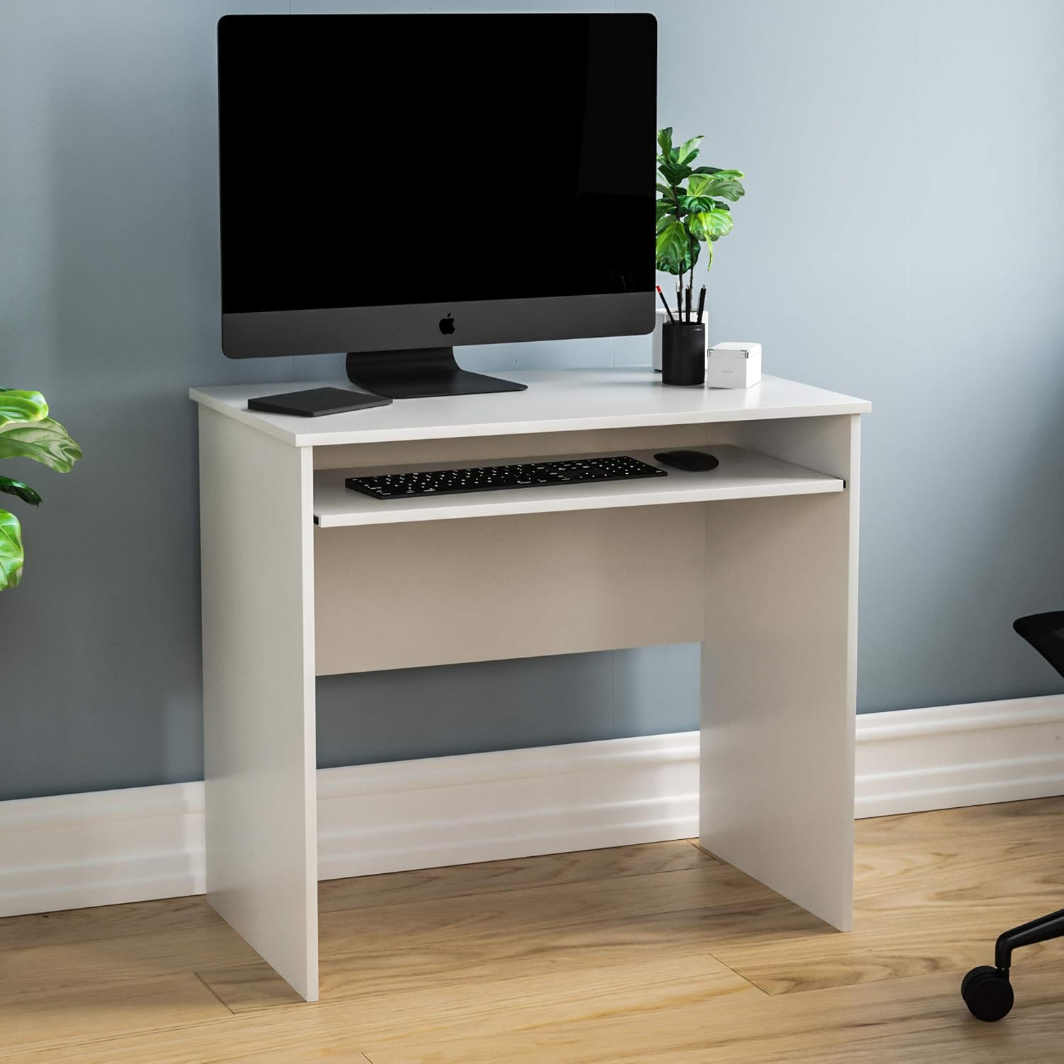 Vida Designs Huby Small Computer Desk, Home Office Compact PC/Laptop