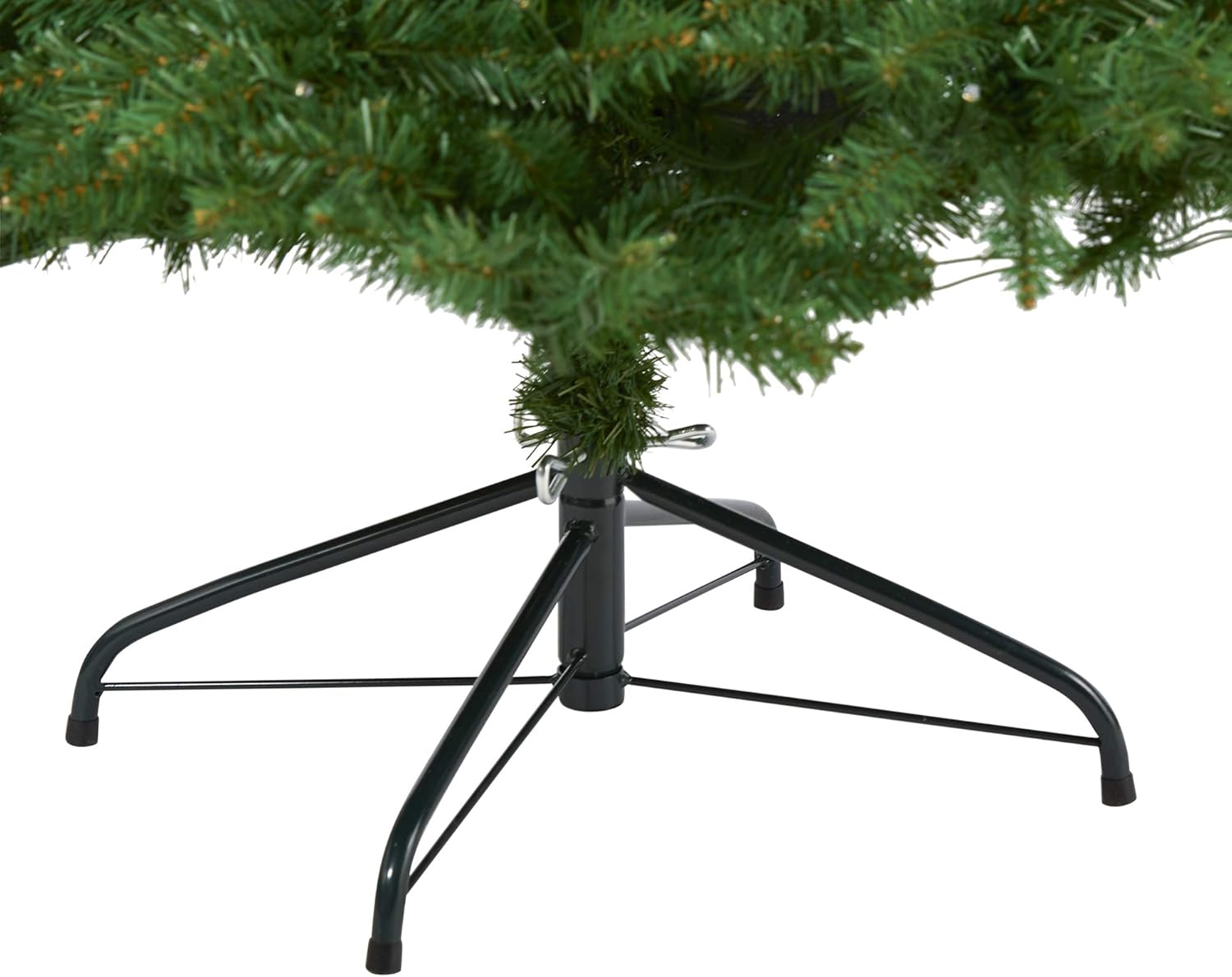 Nearly Natural 6.5ft. Green Valley Fir Artificial Christmas Tree with 350 Clear LED Lights 1125 Bendable Branches