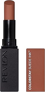 Lipstick, ColorStay Suede Ink, Built-in Primer, Infused with Vitamin E, Waterproof, Smudge-proof, Matte Color, 004 Pure Talent, 0.09 oz
