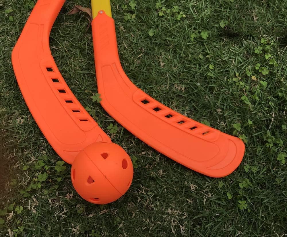 Hockey Toy Sports 3-5 Years Old Children's Hockey Game ice Hockey and Lawn Hockey Two-in-one Game Free Black Storage Bag : Toys & Games