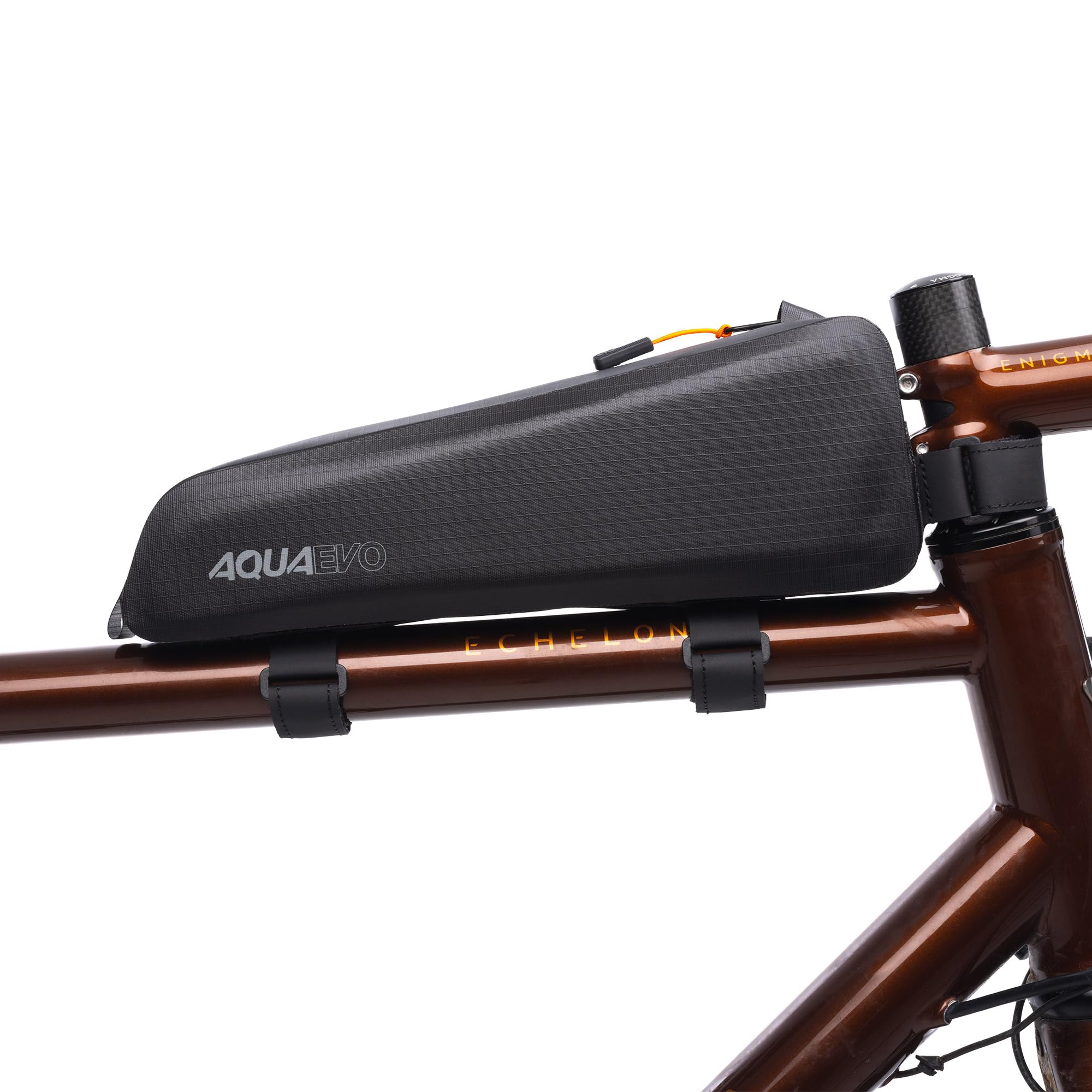 Oxford Aqua Evo Adventure Top Tube Pack XL OL963 | Waterproof Bike Frame Bag for Bicycle, Black