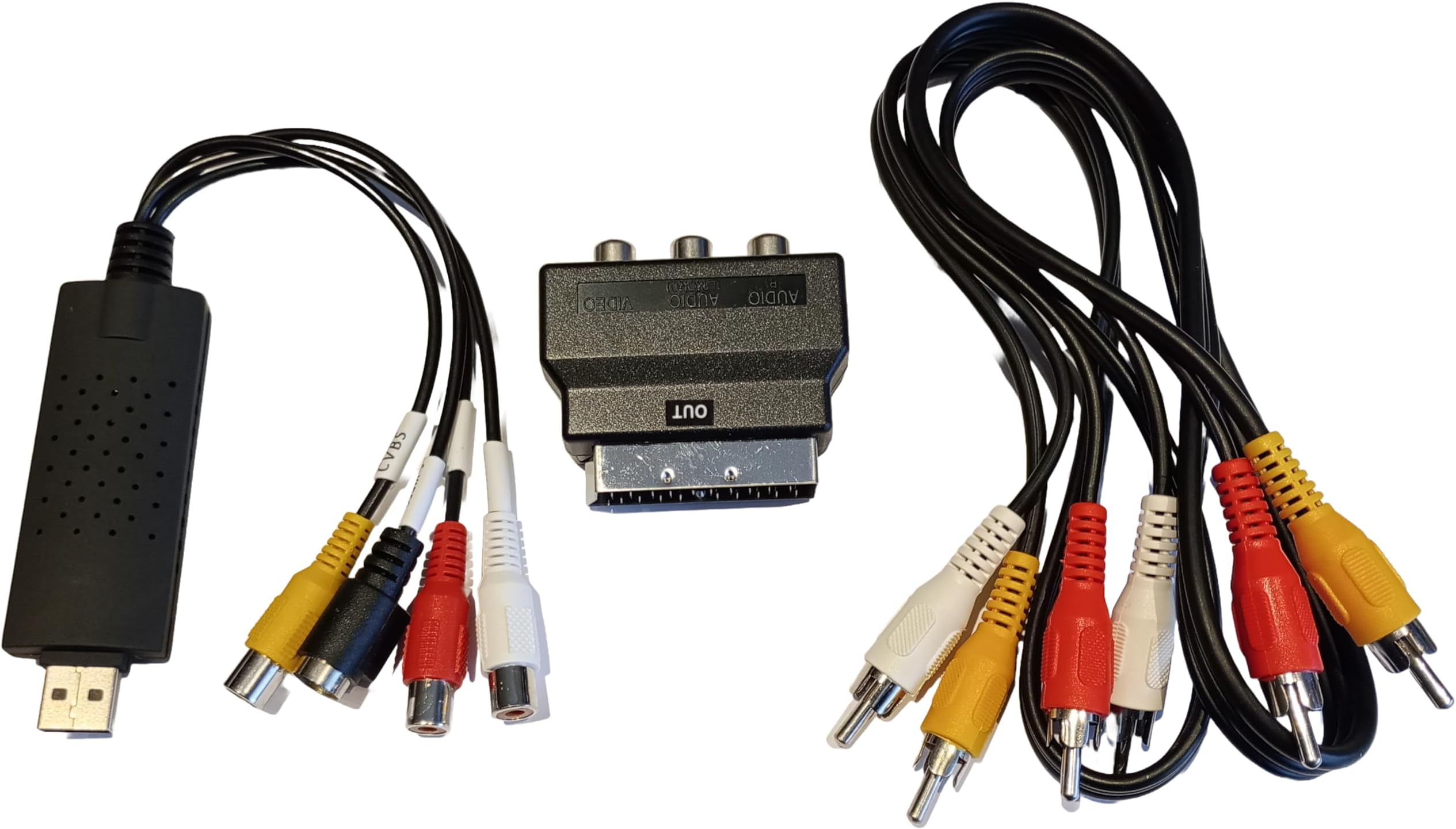 Video-2-PC. VHS and Camcorder USB Capture Kit. Windows 11/10/8/7 Compatible. Capture from VHS, MiniDV or HI8 to MP4 and DVD.