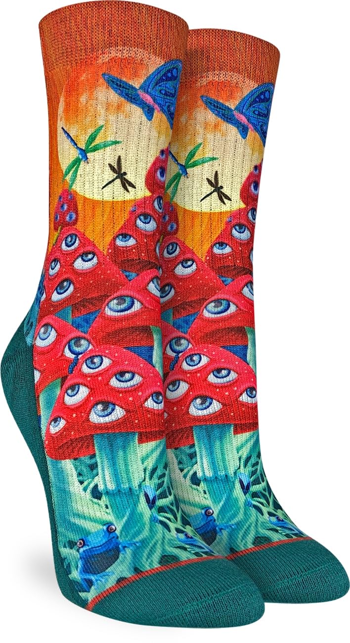 Good Luck Sock Women's Breaching Orcas Socks, Adult, Shoe Size 5-9 — view 176