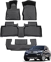 Vista 13 de Auxko Alfombrillas para todo tipo de clima, aptas para Ford Maverick Hybrid 2022-2024 2025, forros de goma de elastómero termoplástico, juego