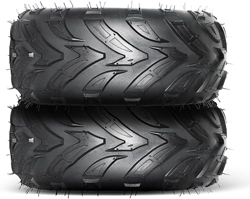 Miniatura 2 de SUNROAD 4pcs 14570-6 ATV Go Kart Neumáticos 145-70-6 Neumático sin cámara 4PR clasificado direccional