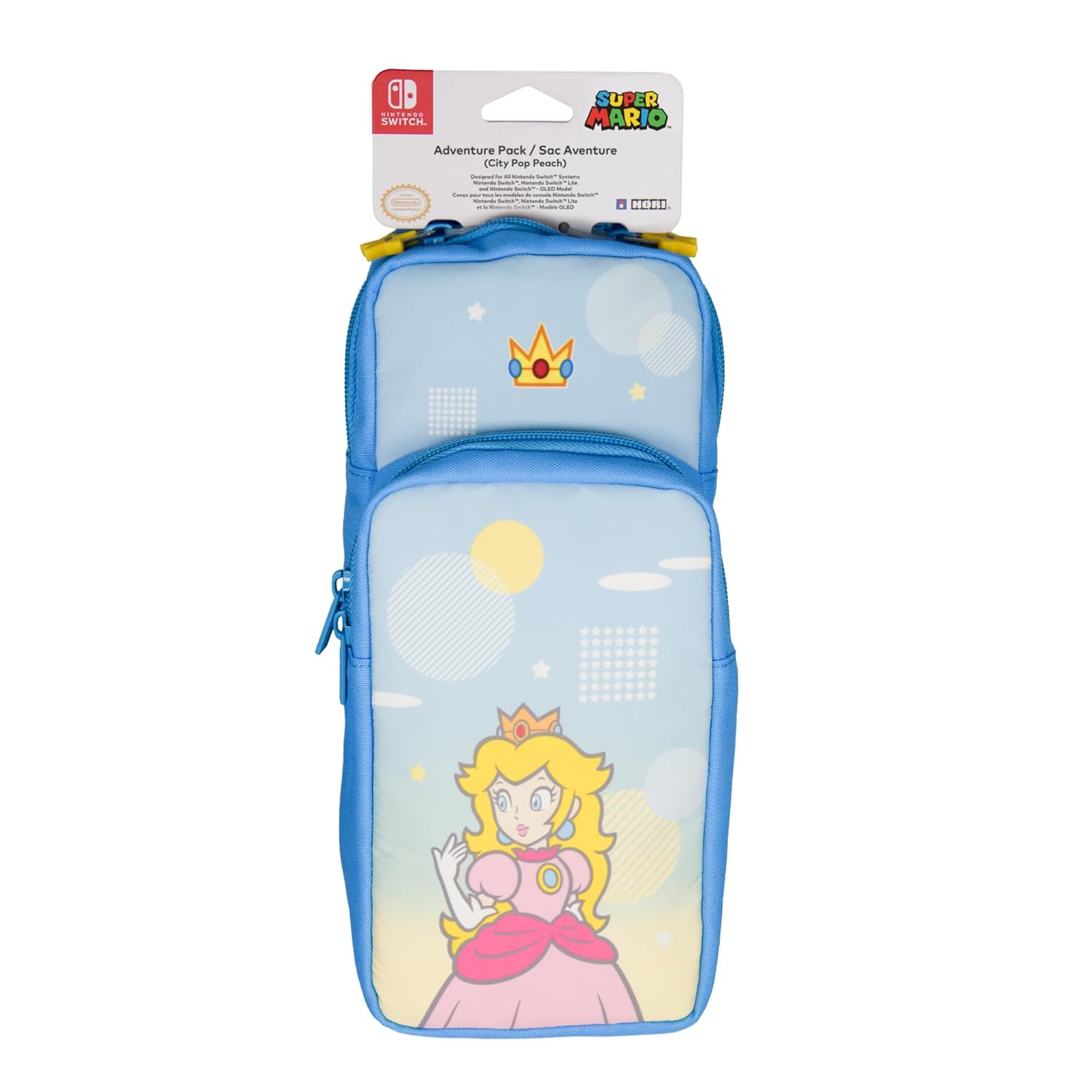 HORI Adventure Pack (City Pop Peach) Shoulder Bag for Nintendo Switch - Officially Licensed by Nintendo