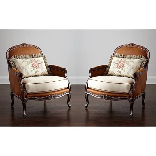 Luxury Design Cosettz Carving Chair Set of 2