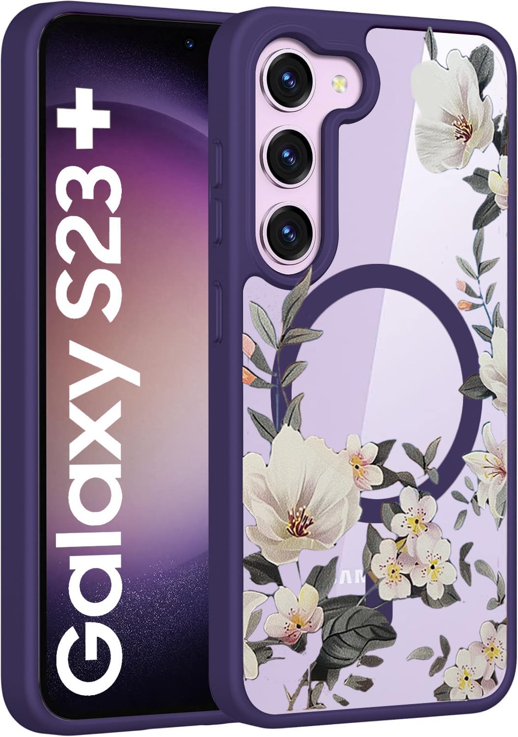 VONZEE Galaxy A57 5G Floral Case - Blue -10 VONZEE Galaxy A57 5G Floral Case - Blue -10