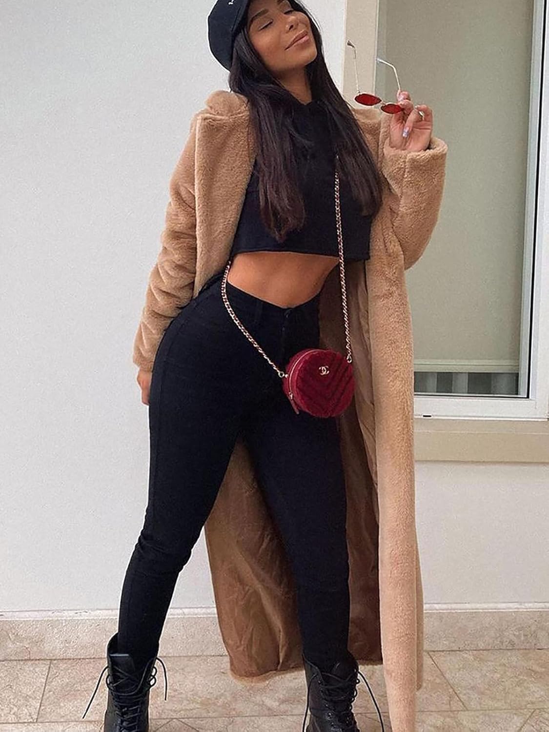 KUNMI Womens Curvy High Waist Stretch Butt Lifting Skinny Colombian Jeans - Image 5