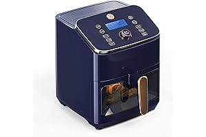 JOY Kitchen Digital Air Fryer With Blue Viewing Window