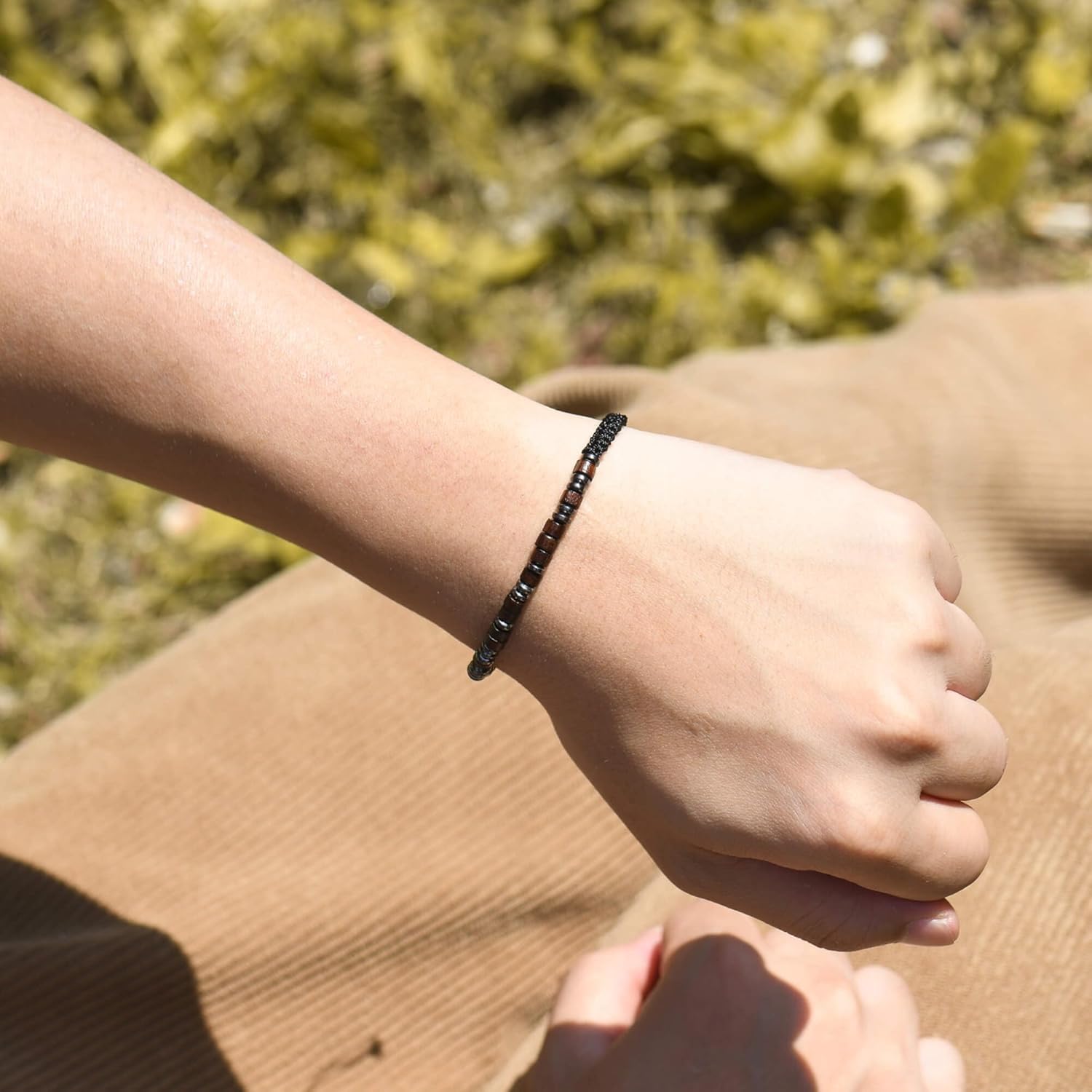 Coolvy Hug from Heaven Bracelet, Morse Code Bracelets for Women Men, Sympathy Gifts Loss of Loved One Until We Meet Again Memorial Bangle Remembrance Jewelry - Image 2