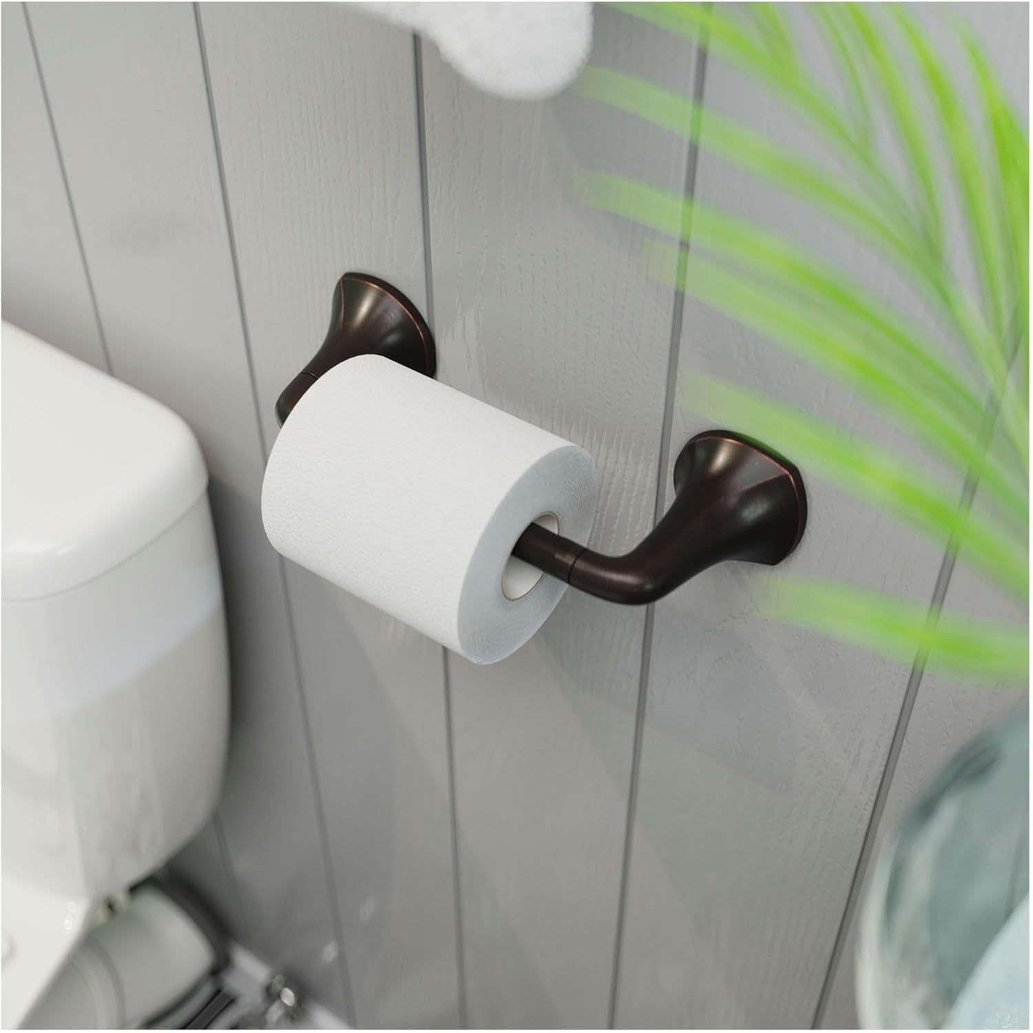 Pfister BPH-MCA McAllen Wall Mounted Pivoting Toilet Paper Holder - Matte Black