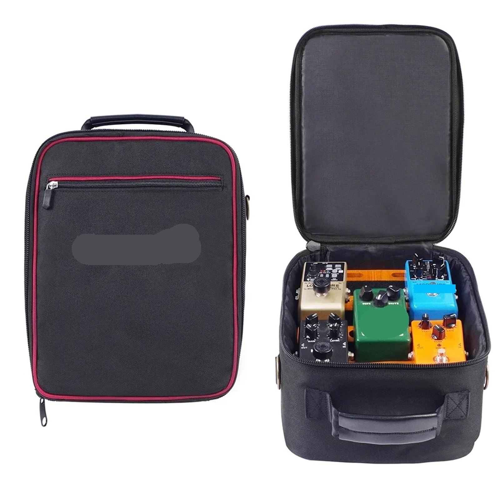Gitarren-Pedal-Tasche Elektrische Gitarre Effekte Pedal Board Lagerung Tasche Tragbare Tragetasche Oxford Tuch Pedalboard Mäppchen Musical Für Gitarrenpedal(S)