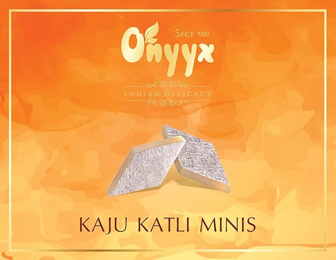 Onyyx Kaju Katli Minis- Kaju Barfi Burfi -225g