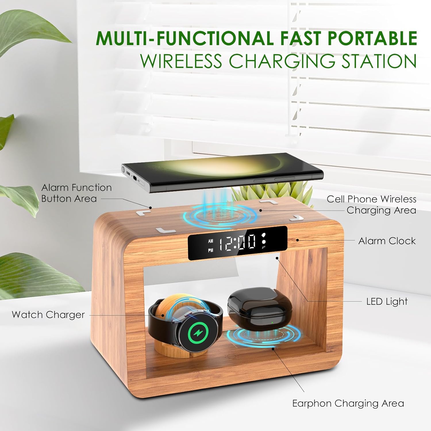 Elevate Your Charging Game: Review of the Bamboo Wireless Charger Station for Samsung